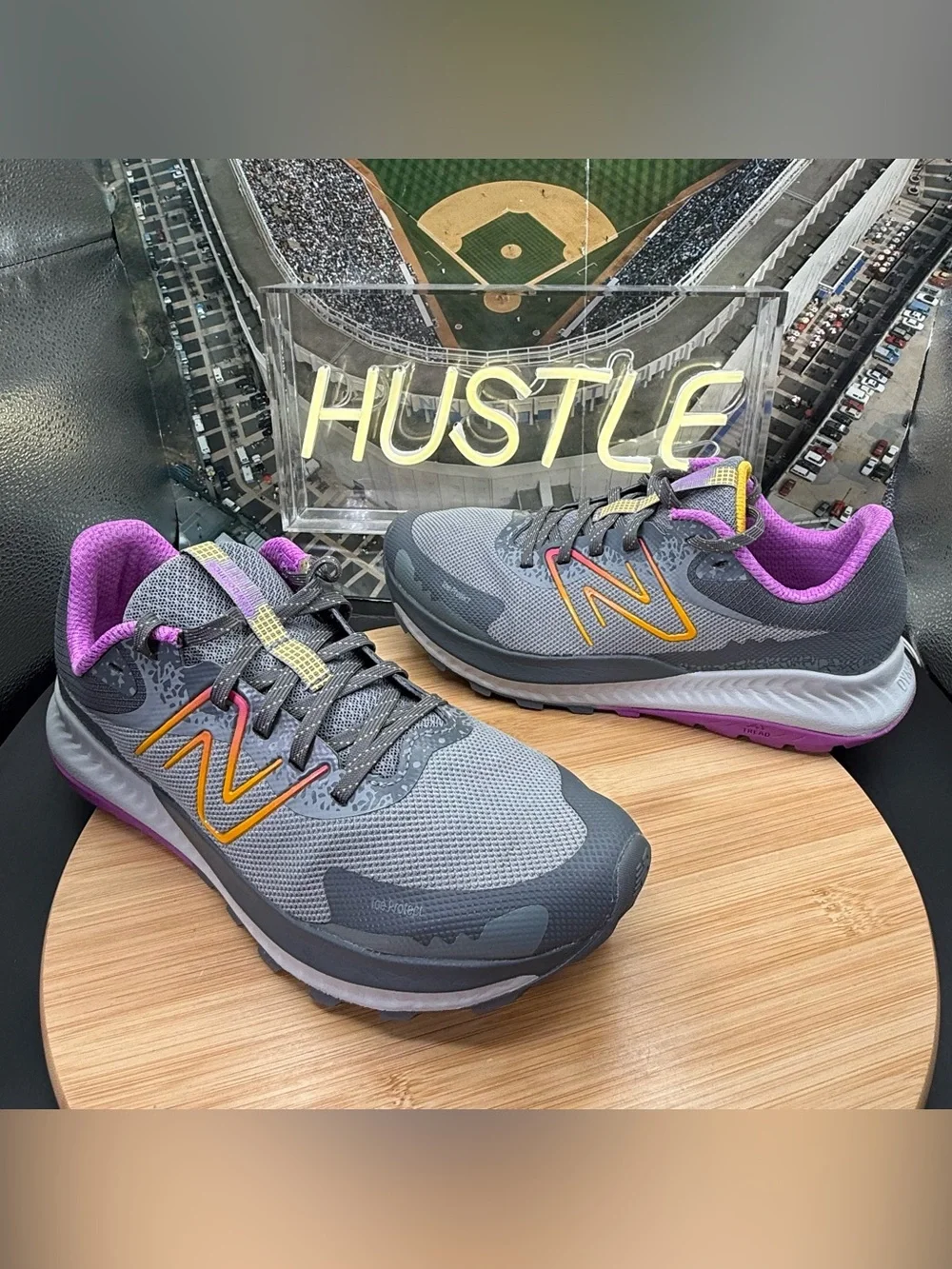 New Balance Women's DynaSoft Nitrel V5 Shadow Grey/Castlerock/Cosmic Rose Sz 10